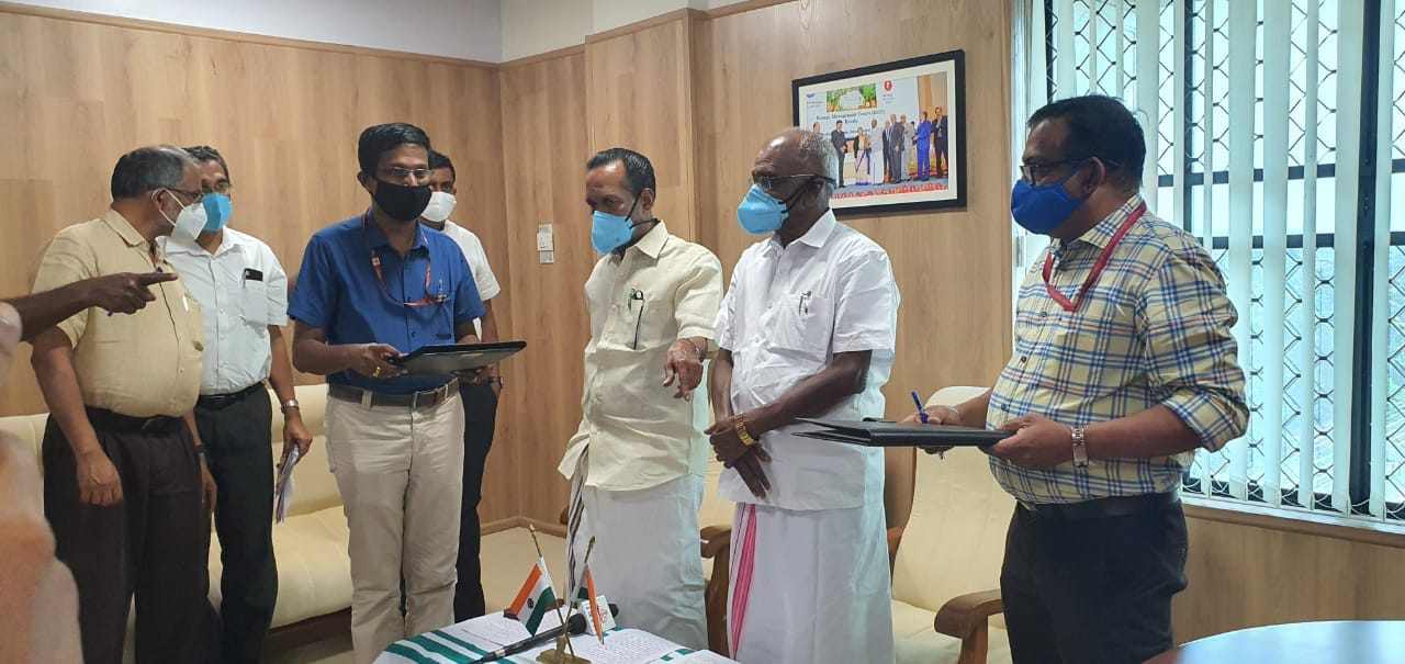 പരമ്പര്യേതര ഊർജ്ജം: മികവിന്റെ കേന്ദ്രം, പദ്ധതിയുടെ ധാരണാപത്രം കൈ മാറി